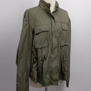 GAP army khaki green nylon utility jacket | windbreaker | rain jacket XL